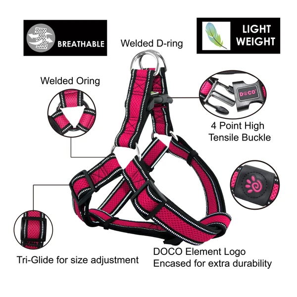 Doco Mesh Reflective Harness Small ( 2.0 x 43-59cm )
