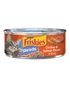 Purina Friskies Shreds Chicken & Salmon Dinner in Gravy Adult Cat Wet Food 156 g