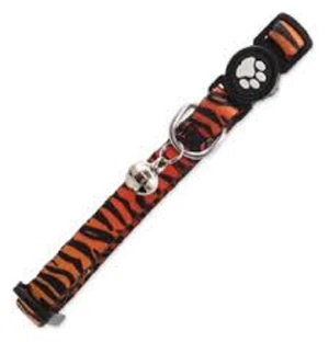 Pete & Pet Cat Collar With Bell Mixed Colors (1.0cm x 19-31cm)