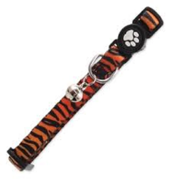 Pete & Pet Cat Collar With Bell Mixed Colors (1.0cm x 19-31cm)