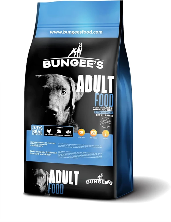 Bungee’s Adult Dogs Dry Food with Real Chicken - All Breeds