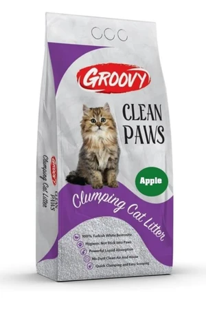 Groovy Clean Paws Clumping Cat Litter- Scented 10 L