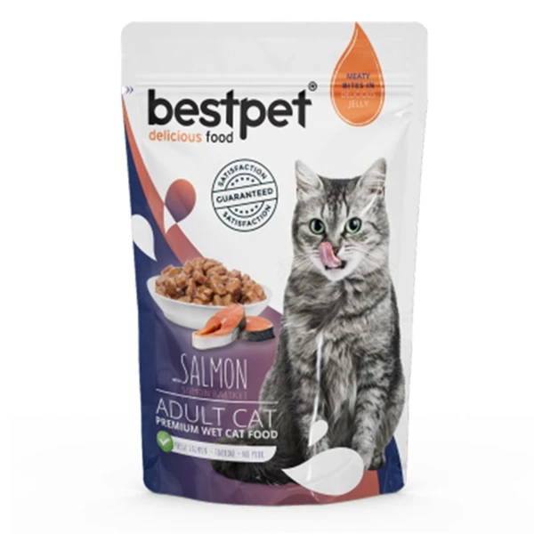 bestpet Meaty Bites in Delicious Jelly Adult Cat Wet Food 85 g
