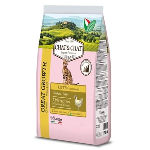 Expert Chat & Chat Kitten Rich in Chicken Dry Food 900 g