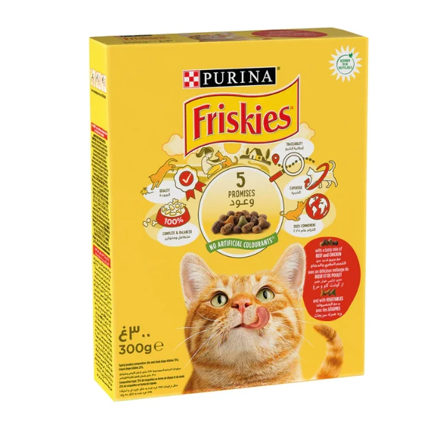 Purina Friskies With Meat & Chicken & Vegetable Cat Dry Food