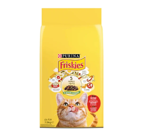 Purina Friskies With Meat & Chicken & Vegetable Cat Dry Food