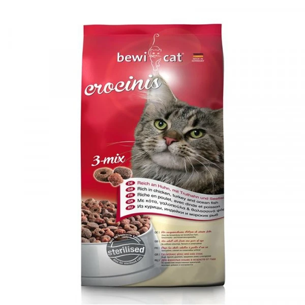 Bewi Cat food Crocinis 3-mix