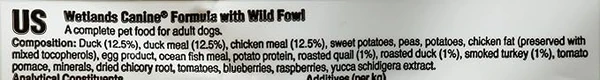 Taste of the Wild Wetlands Canine Formula with Wild Fowl for Adult Dogs