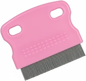 Flea & Lice Comb with Stainless Steel Teeth - Short Teeth