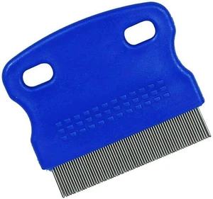 Flea & Lice Comb with Stainless Steel Teeth - Short Teeth 