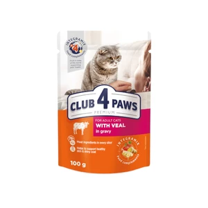 CLUB 4 PAWS Premium Adult Cat Wet Food in Gravy Pouch 100g