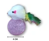 UE Small Plastic Ball With Mouse Cat Toy