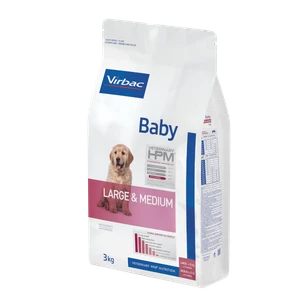 Virbac Veterinary HPM Baby Large & Medium Dog Dry Food 3 kg 