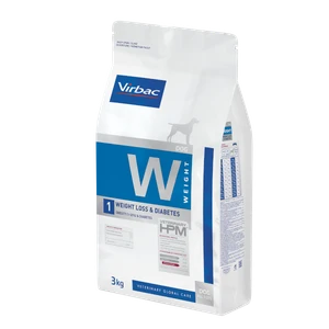Virbac Veterinary HPM 1 Weight Loss & Diabetes Dog Dry Food 3 Kg 