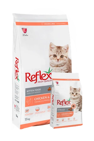 Reflex Kitten Dry Food with Chicken & Rice