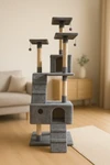 Joya - XL Scratcher For Cats - Grey