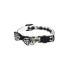 Naomi Classic Caro Cat Collar with Bow & Bell Black and White (YL117399-B)