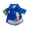 Petmoda Hawaiian Dog Shirt Size 1 - Floral Blue