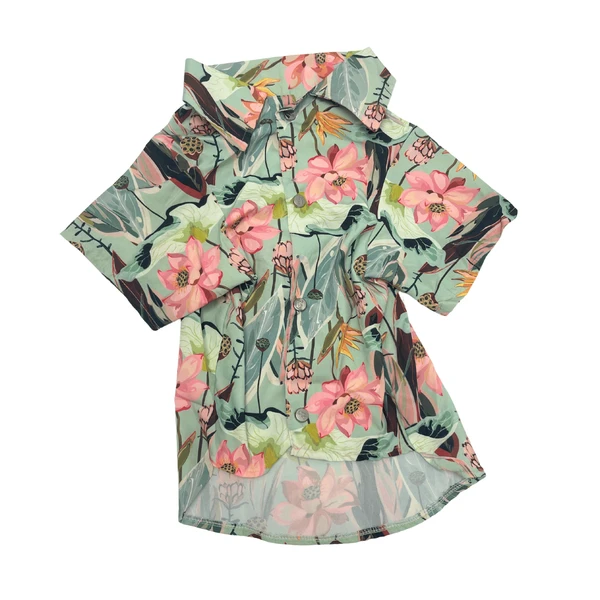 Petmoda Hawaiian Dog Shirt Size 6 - Blossom