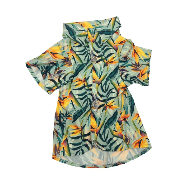 Petmoda Hawaiian Dog Shirt Size 8 - Tropical