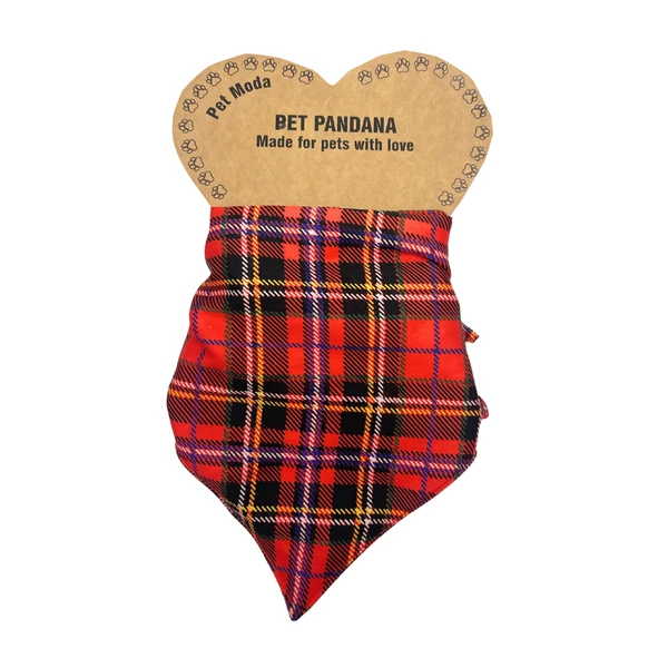 Petmoda Dog Bandana XL - Red Plaid