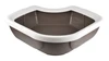 Corner Open Cat Litter Box With Frame 52x50x14 cm