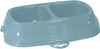 Stefanplast Plastic Bowl With Double Compartment & Anti-slip Tabs - Greyish Blue