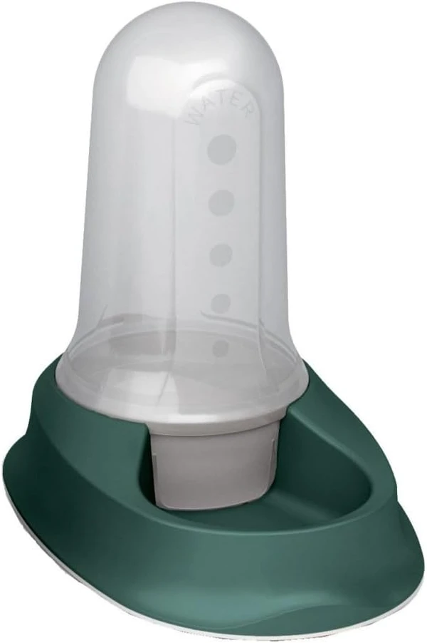 Stefanplast Ciotola Chic Multireserve Water or Food Dispenser 3,5 L - English Green
