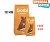 Gosbi Exclusive Chicken Medium Adult Dog Dry Food 12Kg + 3Kg Free