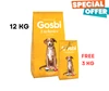 Gosbi Exclusive Junior Lamb & Fish Dry Dog Food 12Kg + 3Kg Free