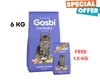 Gosbi Exclusive Chicken & Turkey Adult Cat Dry Food 6Kg + 1.5Kg Free