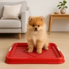 Puppy Toilet Training Tray with Guide Column – Indoor Potty Trainer for Small Dogs (45X30X4cm)
