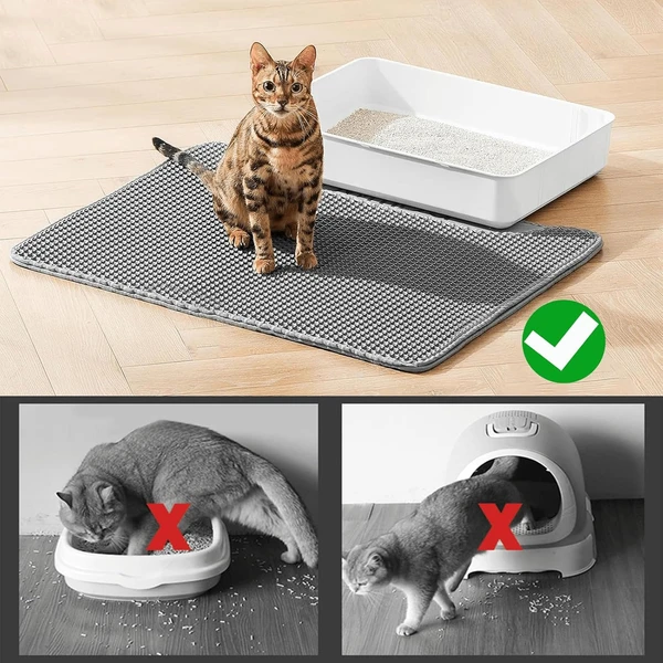 Pet Toilet Cleaning Mat with Opening 40X50cm
