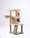 Cat House Deluxe Multi-Level Cat Tree Tower with Condo, Hammock, Scratching Posts & Toys 10070