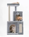 Cat House Compact Tree with Condo, Scratching Posts & Hanging Toy 10025