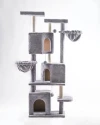 Cat House XL Multi-Level Tree Tower with Triple Condos, Hammocks & Scratching Posts 10024