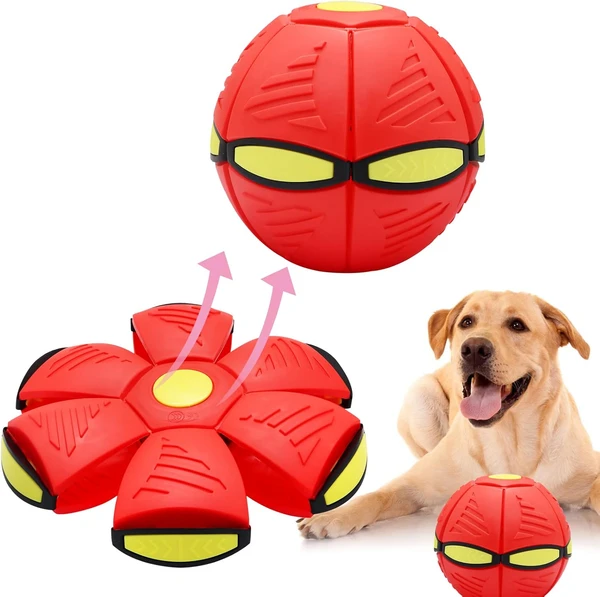 Flying Disc Ball Toy for Dogs – Interactive Pet Training and Play Toy