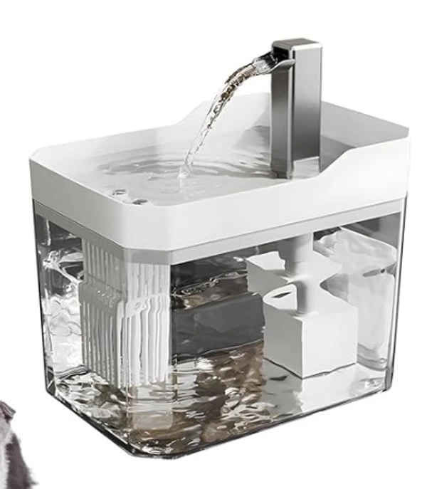 Automatic Water Drinking Fountain Dispenser for Pets -  Water Dispenser Cats & Dogs - Ultra Quiet Pump 1.5L
