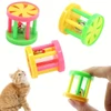 Cat Toy Rolling Drums with Bells – Interactive Play Toy for Cats (4 Pcs)