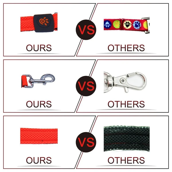 Doco Puff Mesh Dog Leash M/L (2.5 x 150cm)