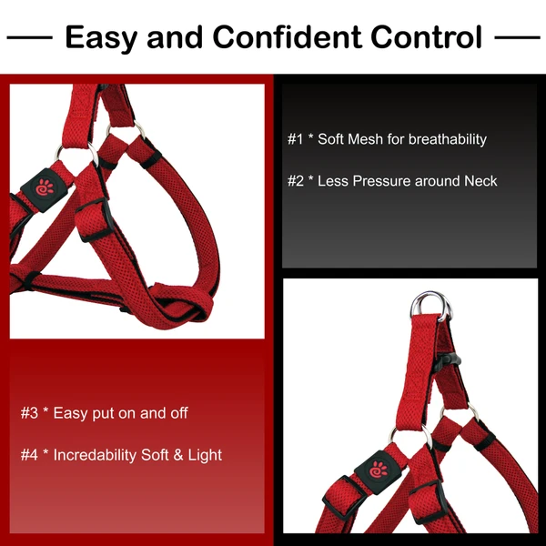 Doco Puffy Mesh Dog Harness Large (3.2 x 66-97cm)