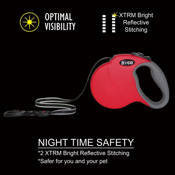  Doco All Day Adventure Retractable Dog Leash Small