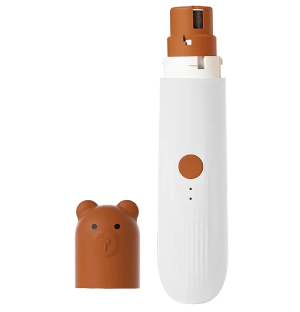 Rechargeable Pet Nail Grinder with Safety Guard – Quiet Electric Nail Trimmer for Dogs, Cats & Small Pets | USB Charging & Low Noise Design