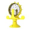 Interactive Pet Treat Wheel Toy – 360° Spinning Windmill Feeder with Suction Base | Fun, Stress-Relief & Exercise Toy for Dogs and Cats 