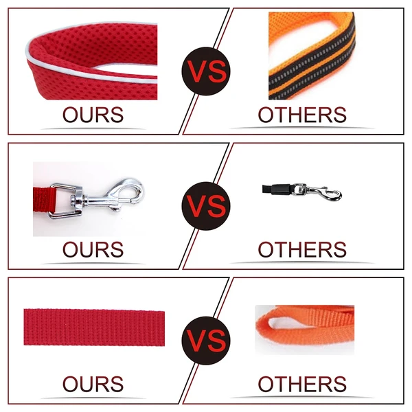 Doco Stitched Mesh Handle Dog Leash Small (1.5 x 150cm)