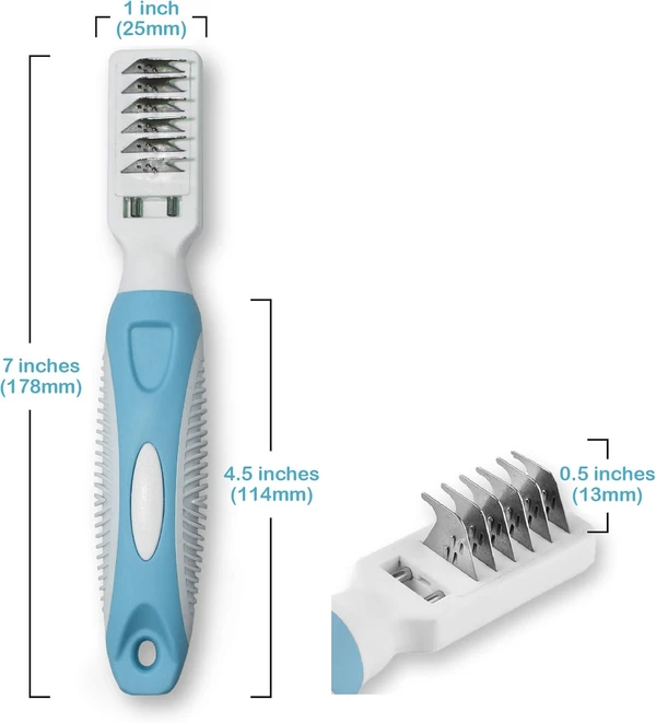 Pet Grooming Detangling Comb for Dogs & Cats – Anti-Knot, Shedding & Hair Care Tool (KD-031)