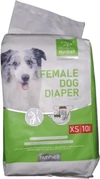 Nunbell Female Dog Diapers XS Size - 10 Pcs