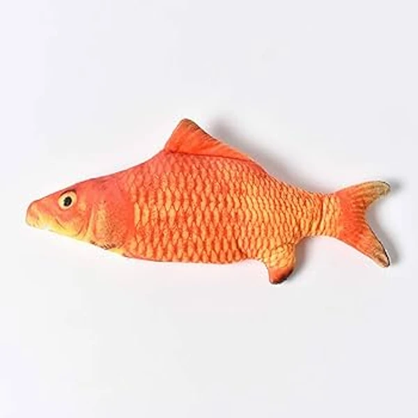 Large Plush Fish Cat Toy 60cm – Realistic Soft Kicker Toy for Cats | Bite, Kick & Play Interactive Pet Toy
