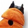 Winter Hoodie for Dogs – Warm Soft Fur Jacket for Medium Breeds (Size 4 - Orange)