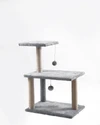 Cat House Multi-Level Cat Scratcher 70cm – Sisal Posts, Dual Platforms & Play Ball | Stable Cat Tower 10010